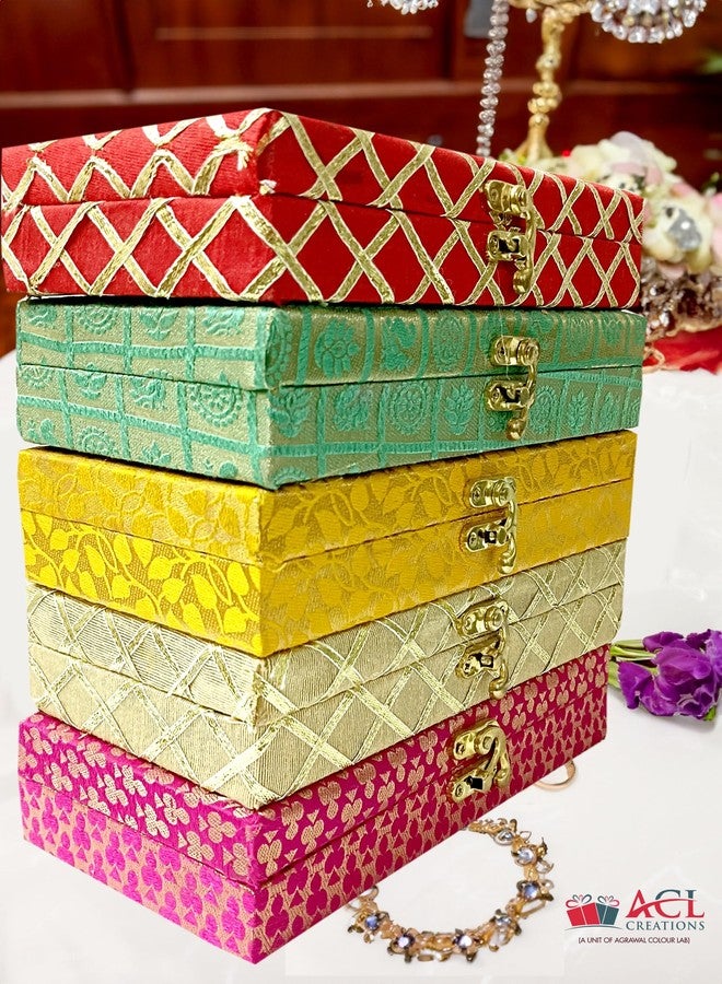 ACL Creations Engineered Wood Decorative Cash Box, Shagun & Gift Box, Jewellery & Money Box - Assorted Color (1) - Image 5